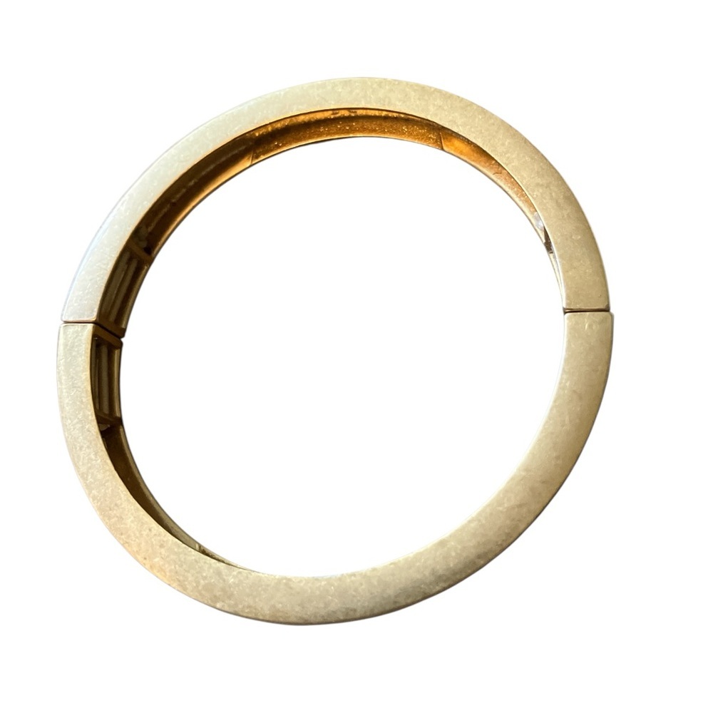 Lia Sophia On Point Geometric Gold and Blue Bangle - Picture 7 of 7